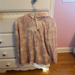 Women’s hoodie pink tye dye